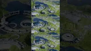 WingfoxAPP-Metaverse,3d modeling, blender city