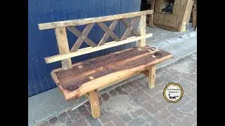 Make A Rustic Reclaimed Wood Bench