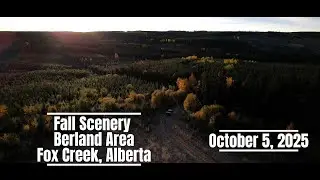 Fall Scenery From Fox Creek Alberta October 2025