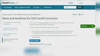 Special enrollment period now open for Affordable Care Act