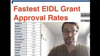 Fastest EIDL Grant Approval Rate for $10K and $5K Grants