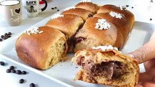 BRIOCHE COFFEE LATTE С NUTELLA Очень мягкий ☕️
