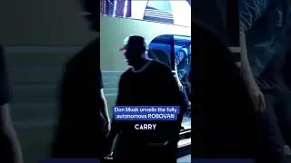 Elon Musk Unveils The Fully Autonomous ROBOVAN 😳 #tesla #technology #news #trending #elonmusk #car