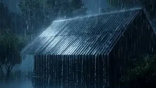 Heavy Rain Sleep Ambience – Deep Thunderstorm Rain Sounds for Calming Your Mind Tonight