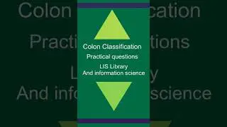 colon classification practical 3 || main class mathematics || Library and information science