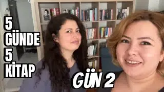 5 G&uuml;nde 5 Kitap Okuma VLOGU // G&Uuml;N 2📚
