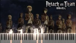 Attack on Titan Season 3 Ending 2 - Name of Love (Piano Tutorial + Sheet Music)