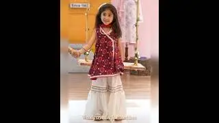 Ajrak dress for baby girls /#short  #sindhiculture  #ajrak