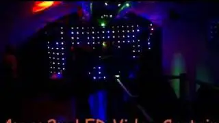 LED vision curtain (full RGB colour LEDs) P20 model