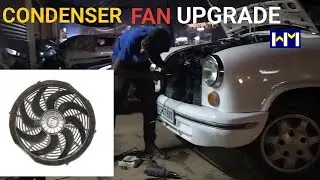 Ambassador grand condenser fan upgrade #ambassadar #trending #automobile #modified