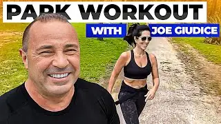 Joe Giudice vs. Bodybuilder: Push-Up Challenge After Track Workout!