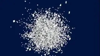 Blender explode + particle