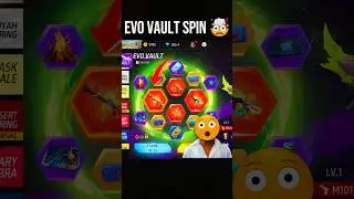I Got the Evo M1014 in Just One Spin 🥳: Free Fire New Evo Vault Spin Trick! 🤯☠ #shorts