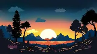 Landscape Animation | After Effects
