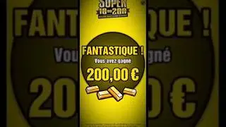super 10 ou 200 &ccedil;a fait plaisir #ticket #fdj #gain abonn&eacute;  vous sur ma cha&icirc;ne 🙏🙏🙏🙏