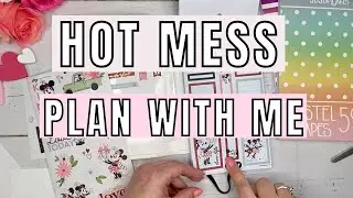 Valentine's Plan With Me || EC Petite Daily Planner || Happy Planner Disney