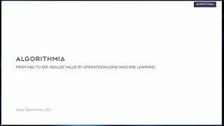 ODSC West: From R&D to ROI: realize value through operationalizing machine learning