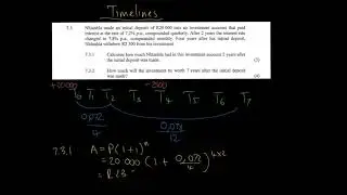 Financial Maths - Financial Timelines Gr 11