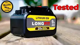 Non OEM Dewalt Battery...How much wood can it cut?