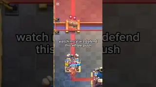 ewiz defending whole push... #clashroyale #ewiz #meme