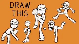 How to Draw 11 Baseball Pitcher Poses