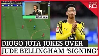 Diogo Jota Jokes Over Liverpool 'Signing' Jude Bellingham On FIFA 22