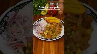 Arvejas con pata de res, una receta criolla imperdible #receta #colombia #cocina #recetas #2025