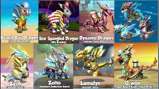 DML Revealed All Origin of Energy Ancient Event Dragons-Dragon Mania legends | Opened 42 sigil key