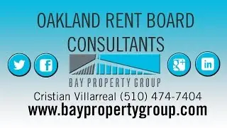 Oakland Rent Board Consultant Services by Bay Property Group