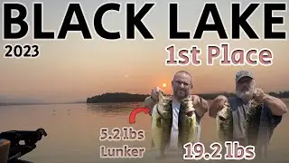 Black Lake 2023 - Tournament Fishing #bass #largemouthbassfishing #BlackLakeNY
