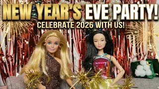 Миниатюрная комната для новогодней вечеринки своими руками 🥂 (Полное преображение в 2026 году)
