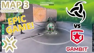 EPIC GAME! Gambit Esports VS Team Vikings Map 3 - Highlights - Champions 2021: Group Stage C
