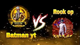 Rock op vs Batman pubg mobile#pubg #battleroyalegame ##bgmi #mobilegame #gaming 