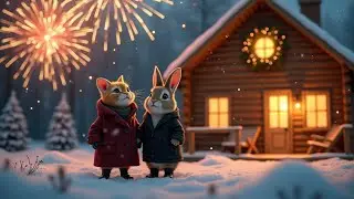 A Cat, A Bunny, and a New Year's Party 🐱🐰🎆