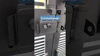Best Electronic Door Lock with Remote System, How to install electric rim lock metal gate