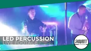 LED PERCUSSION | Unique percussion entertainer for hire at weddings and events | Live Bongo Footage