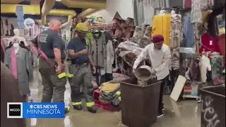 Somali Mall in Minneapolis impacted by flash flooding