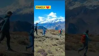 Family 👪 😍❤  #trekking #family #shorts #youtubeshorts  #youtube