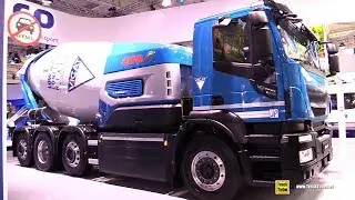 2019 Iveco Stralis 400 X-Way Natural Power Cement Mixer - Walkaround - 2018 IAA Hannover