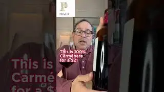 Primus Valle de Colchagua Carm&eacute;n&egrave;re '20 - 91 Points (Chilean wine) #shorts #carmenere