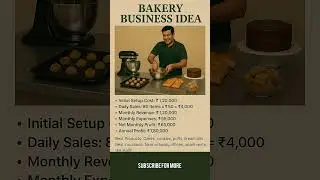 Bakery business idea | low investment |