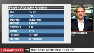 Das Depot mit Optionsscheinen absichern - Zertifikate Aktuell vom 14.04.2021