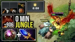 0 MIN JUNGLE..!! 1000 Duel Damage Scepter + Octarine Legion Commander by Ana 7.22b | Dota 2