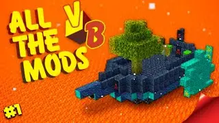 MY NEW JOURNEY ALL THE MODS VOLCANO BLOCK IN MINECRAFT HINDI #1 #minecraft