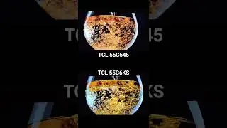 TCL QLED VS TCL MINI LED 55C645 against 55C6KS comparison #tcl #miniled #shorts #ledtv #tcltv