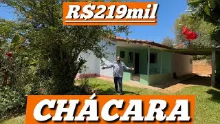 CHÁCARA COM POMAR + ÁREA DE PLANTIO + CASA SOMENTE R$219mil