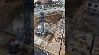 Последствия падения башенного крана в Химках 2017год.