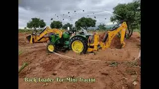 Back Loader Attachment for Mini Tractor | Mini Tractor Attachment | Mini JCB