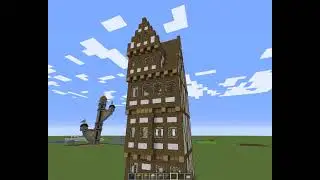 Обзор мода для Minecraft (Instant Massive Structures) дом в 1 клик (часть 1)