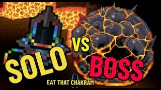 SOLO vs Igneous the Molten Mass [Boss Fight] w/ Galaxite Chakram - Core Keeper